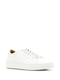 Boss Logo-Plaque Leather Sneakers