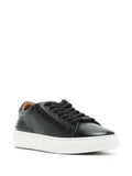 Boss Logo-Plaque Leather Sneakers