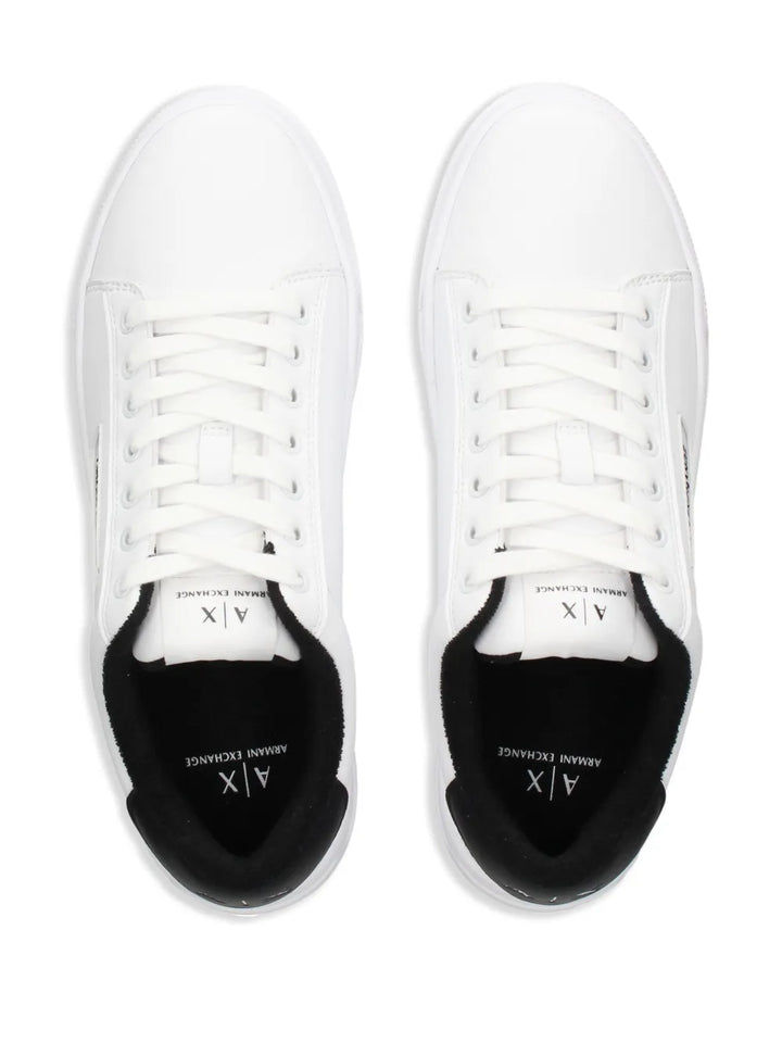 Armani Exchange Embroidered-Logo Sneakers