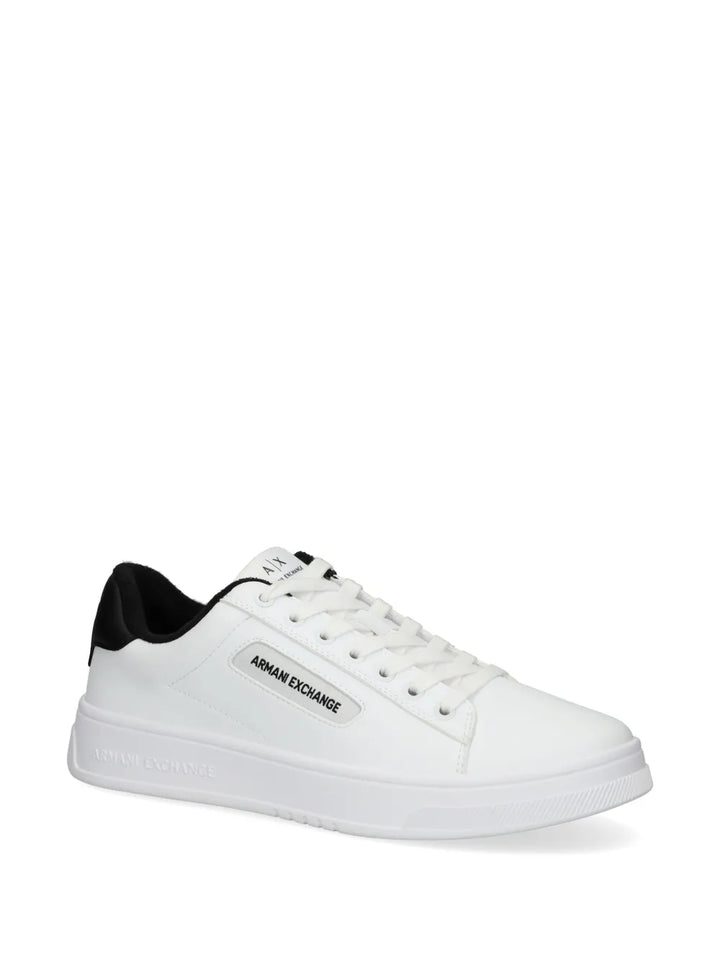 Armani Exchange Embroidered-Logo Sneakers
