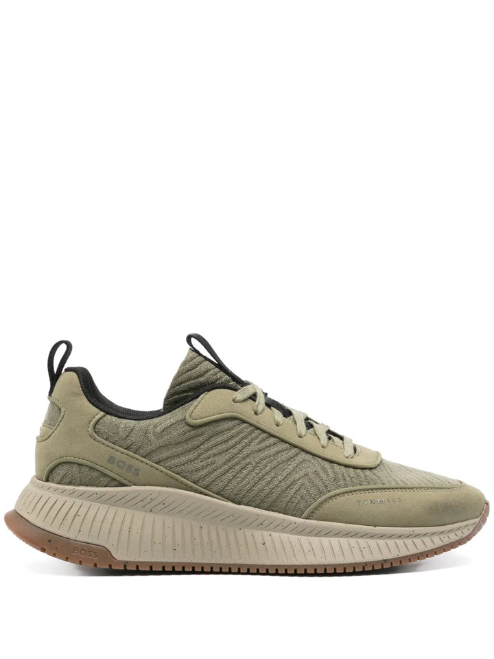 Boss X Acbc Speckled-Effect Sneakers