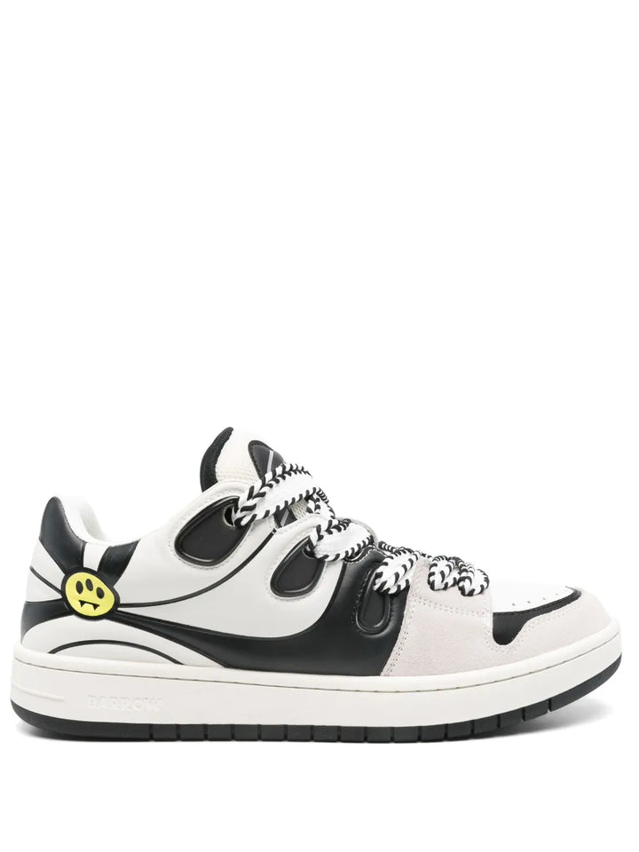 Barrow Ollie Panelled Leather Sneakers