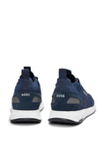Boss Knitted-Upper Sneakers