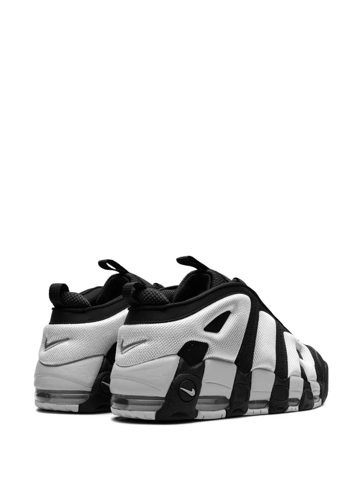 Air More Uptempo Low Black Photon Dust Sneakers