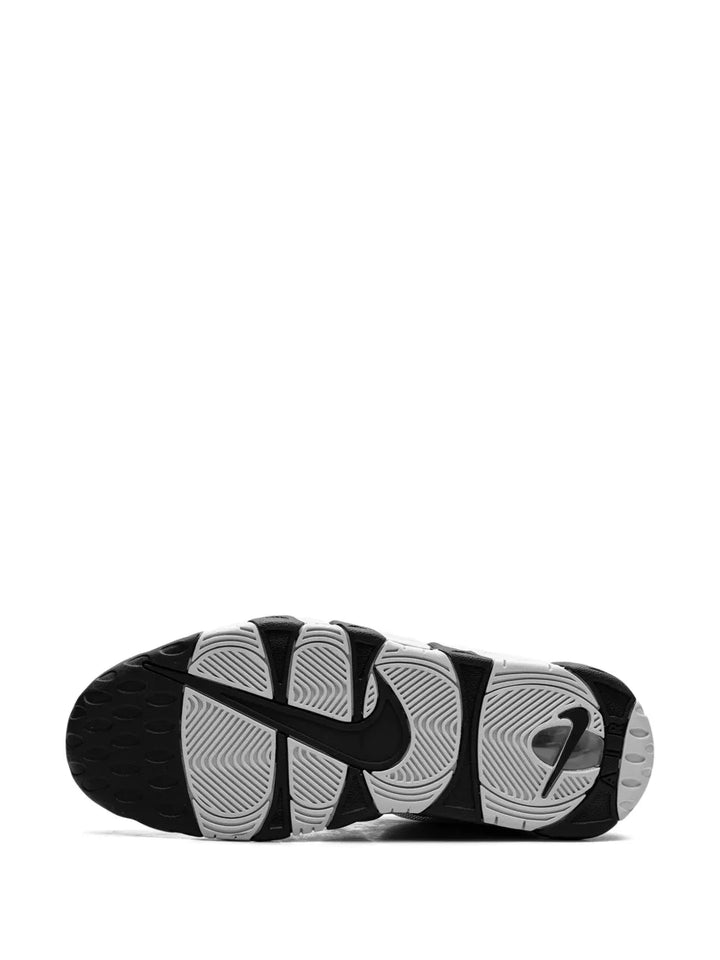 Air More Uptempo Low Black Photon Dust Sneakers