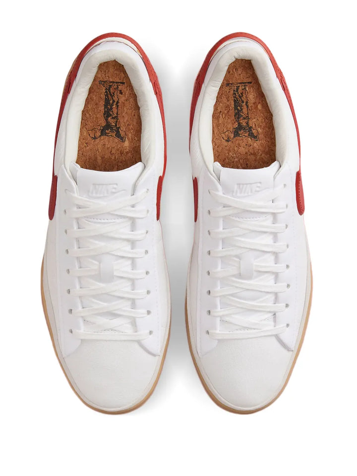 Blazer Phantom Low White Dragon Red Gum Sneakers