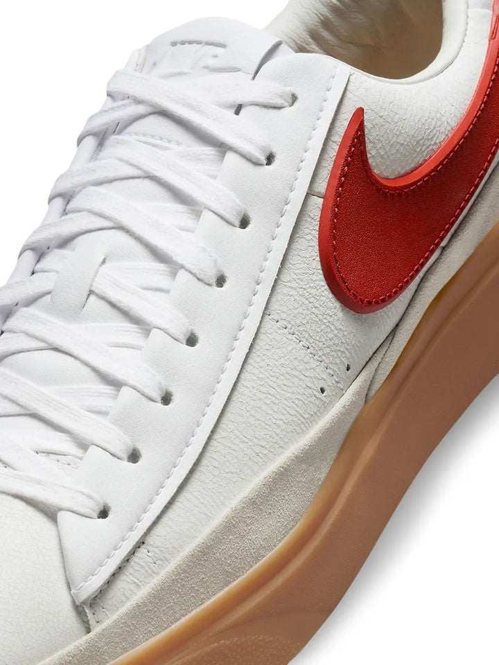 Blazer Phantom Low White Dragon Red Gum Sneakers