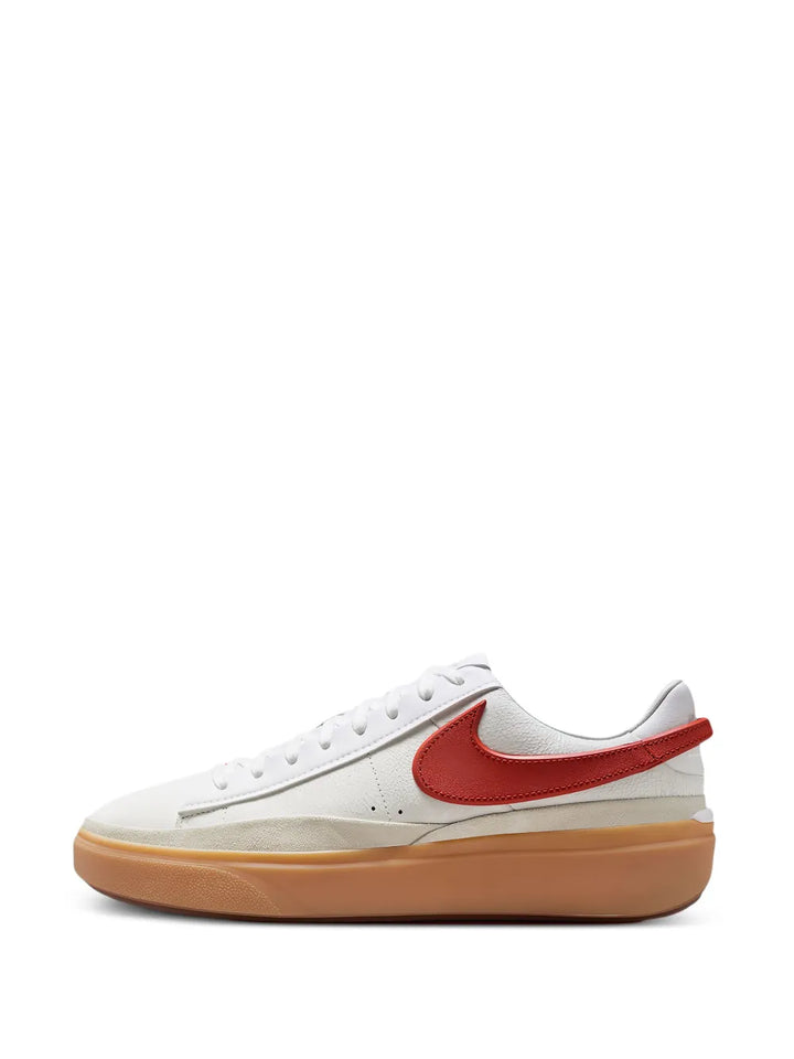 Blazer Phantom Low White Dragon Red Gum Sneakers