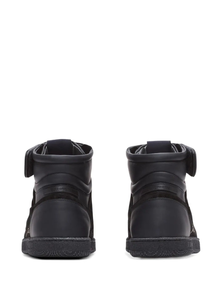 Balmain Leather-Panelled Trainers