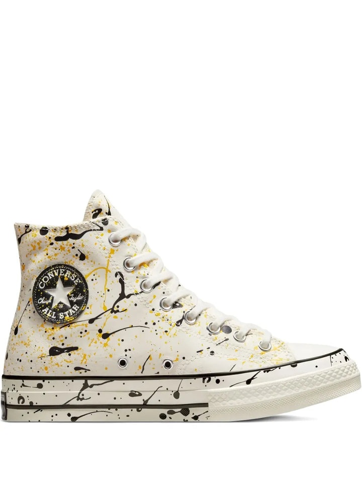 Converse Chuck 70 High Archive Paint Splatter Sneakers