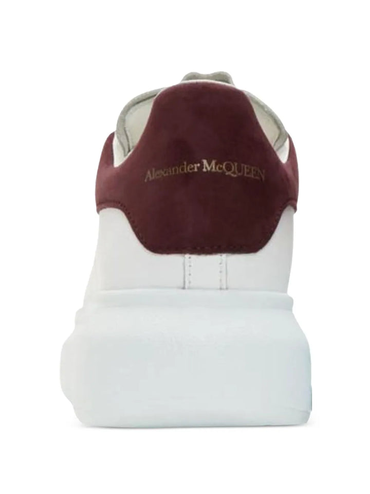 Alexander Mcqueen Oversized White/Burgundy Sneakers
