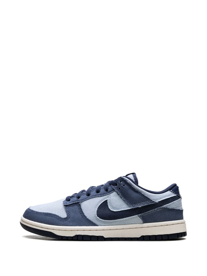 Dunk Low Light Armory Blue Denim Sneakers