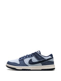 Dunk Low Light Armory Blue Denim Sneakers