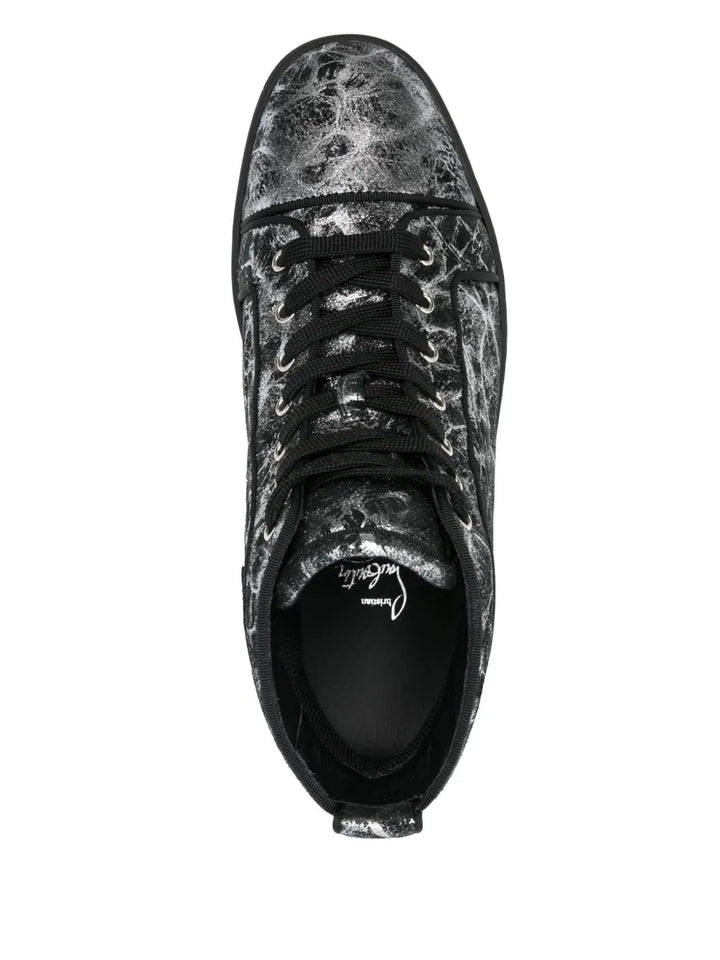 Christian Louboutin Metallic-Effect Sneakers