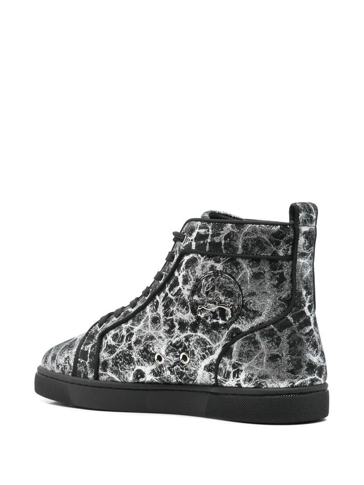 Christian Louboutin Metallic-Effect Sneakers