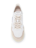 Autry Medalist Low White/Beige Sneakers