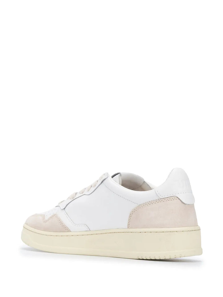 Autry Medalist Low White/Beige Sneakers