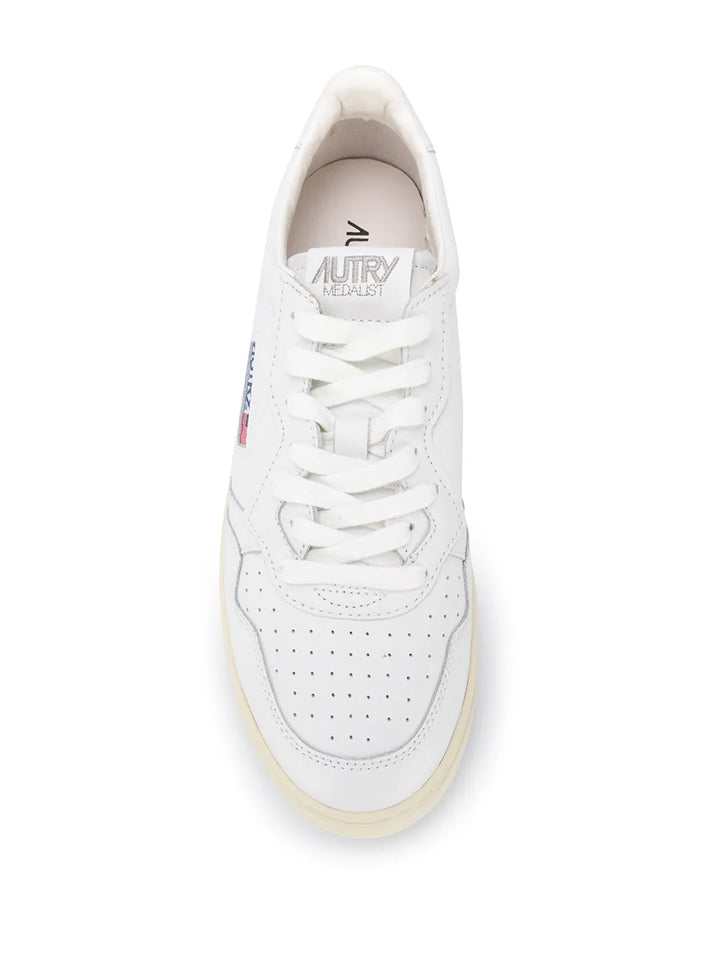 Autry Medalist Low White Sneakers