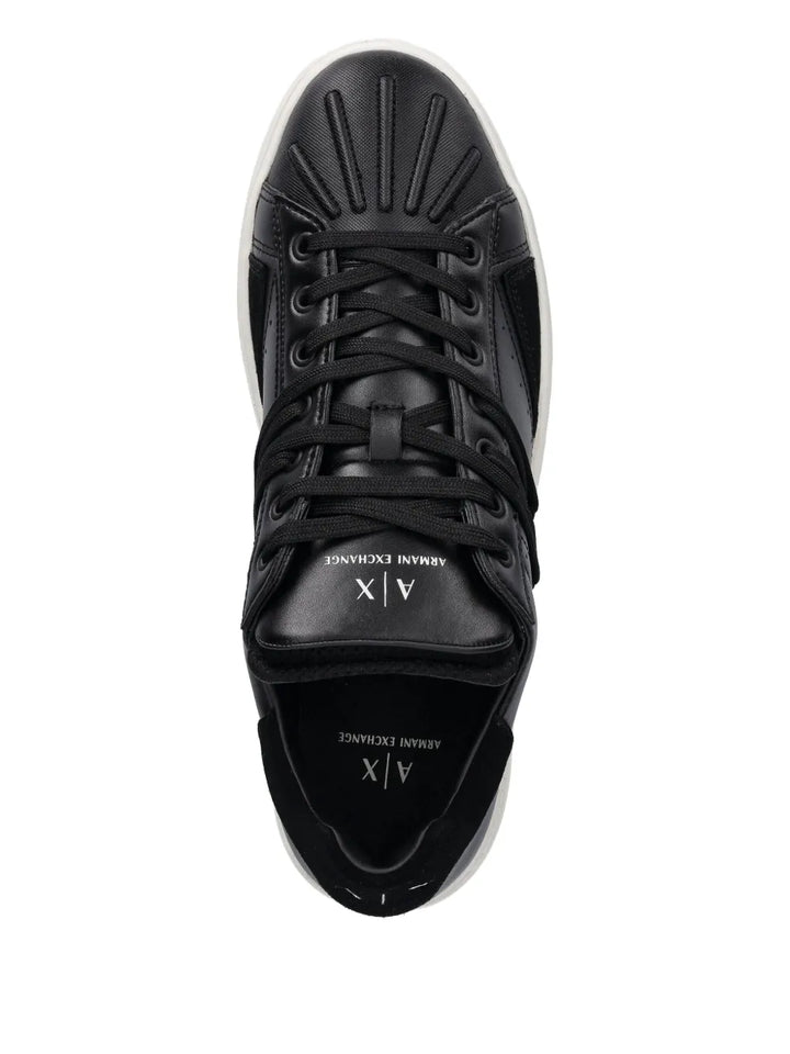 Armani Exchange Panelled Low-Top Sneakers