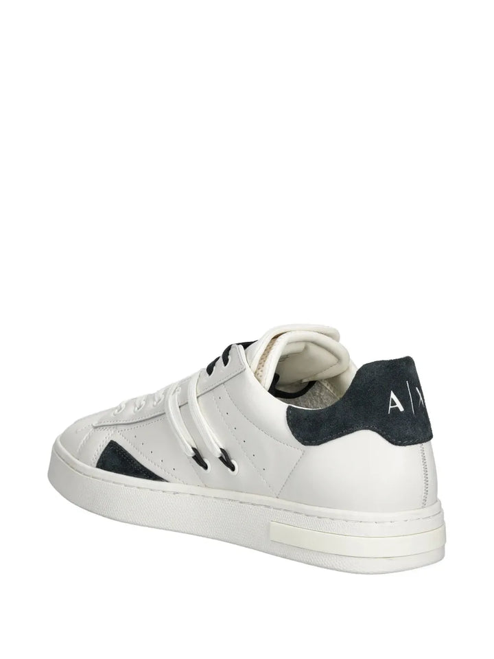 Armani Exchange Leather Panelled Trainers