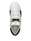 Armani Exchange Leather Panelled Trainers