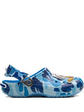 Crocs X A Bathing Ape Clog Blue Camo Sneakers