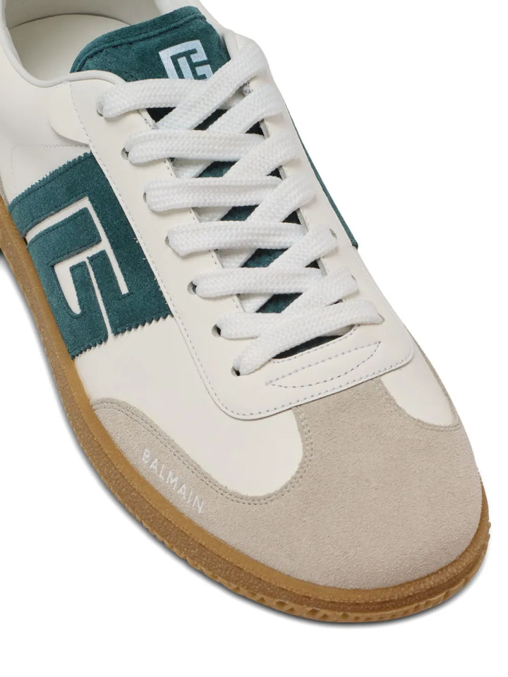 Balmain Swan Low-Top Sneakers