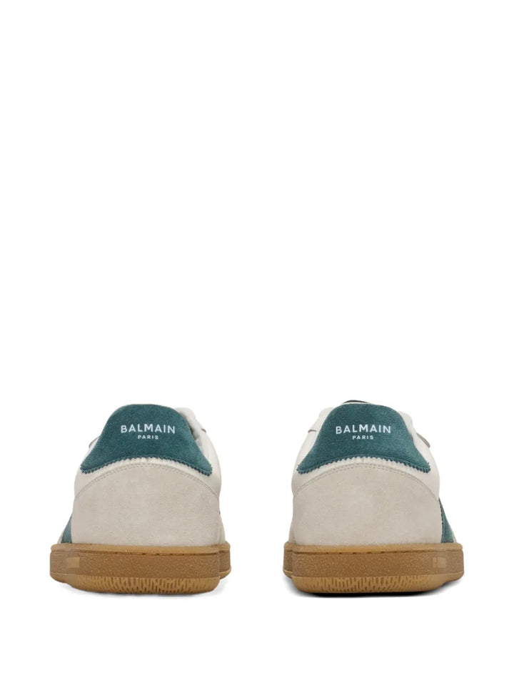 Balmain Swan Low-Top Sneakers