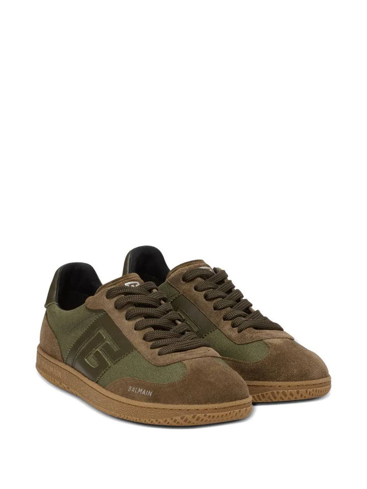 Balmain Swan Low-Top Sneakers