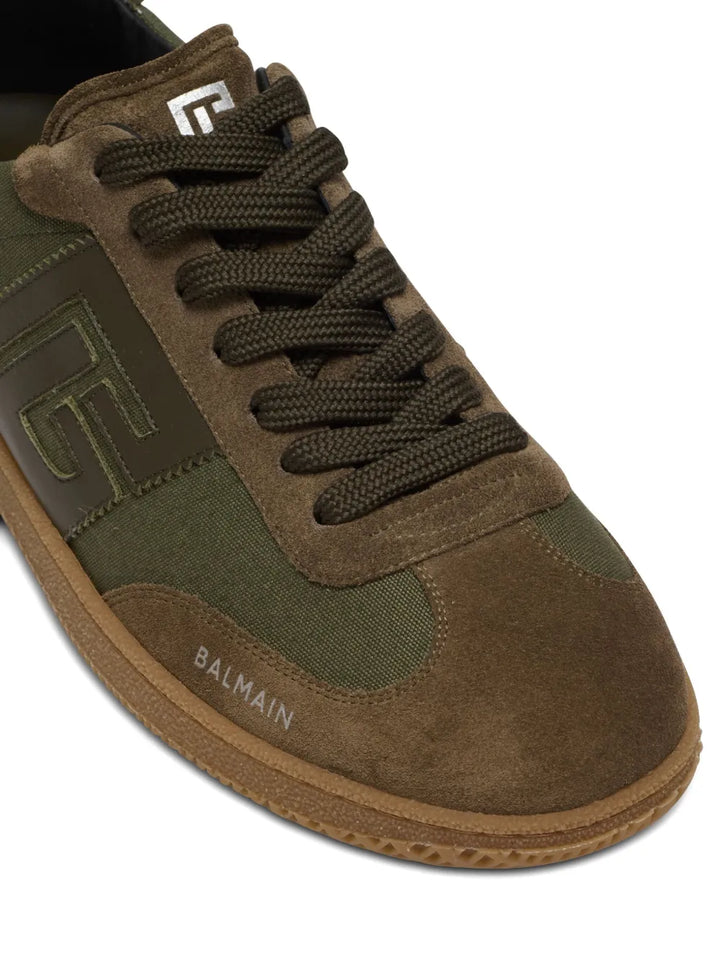 Balmain Swan Low-Top Sneakers