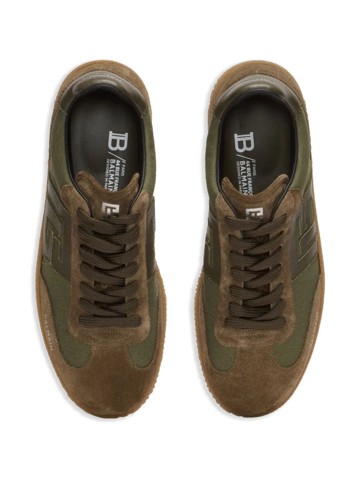 Balmain Swan Low-Top Sneakers