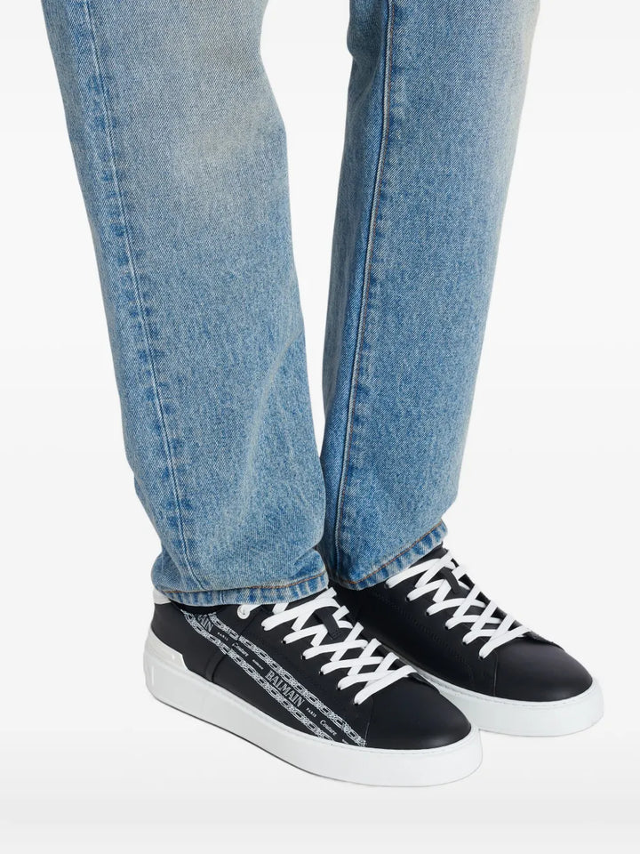 Balmain Leather Sneakers