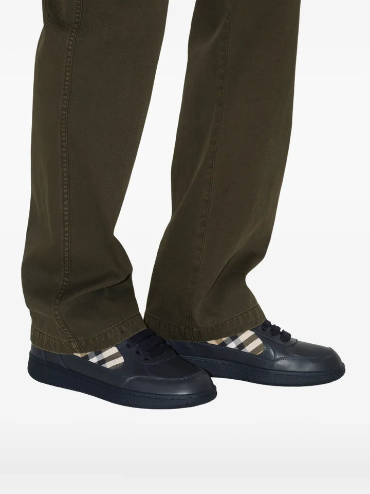 Burberry Check-Panelled Sneakers