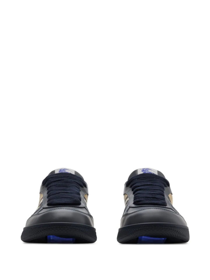 Burberry Check-Panelled Sneakers