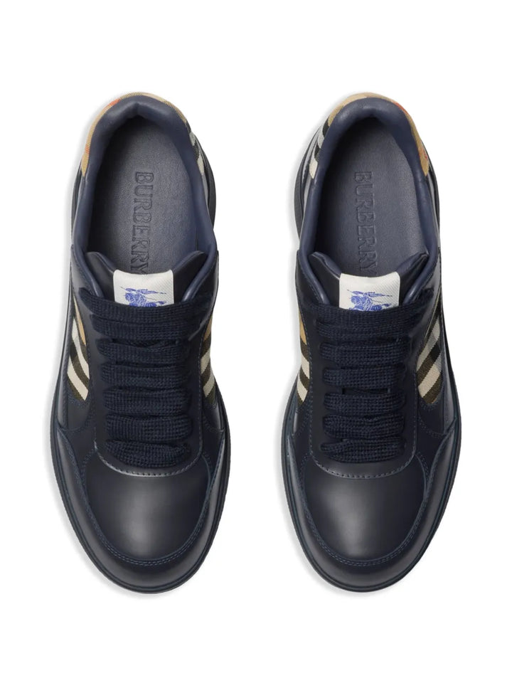 Burberry Check-Panelled Sneakers