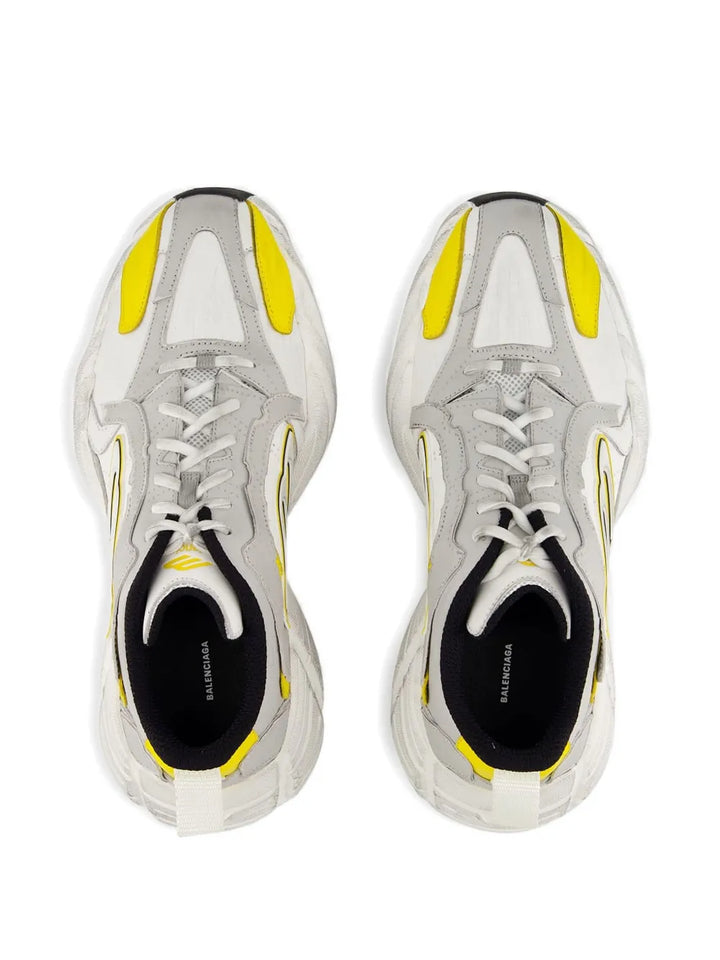 Balenciaga Monday Leather Logo Sneakers