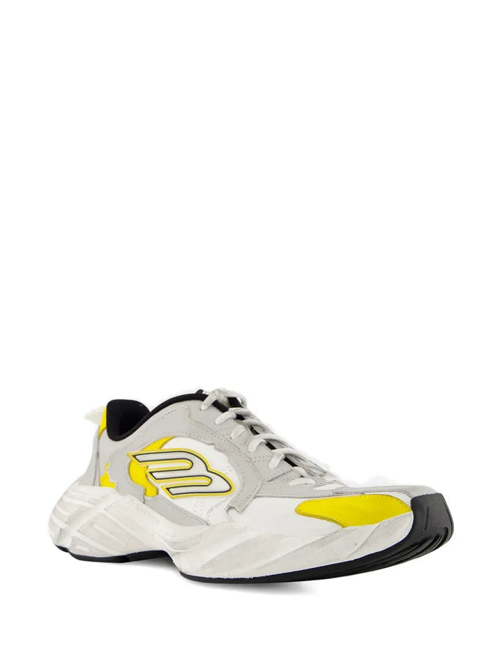 Balenciaga Monday Leather Logo Sneakers