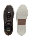 Boss Gary Leather Lace-Up Sneakers
