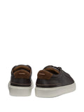 Boss Gary Leather Lace-Up Sneakers