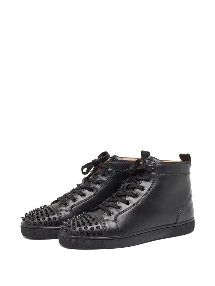 Christian Louboutin Pre-Owned Studded Leather Sneakers