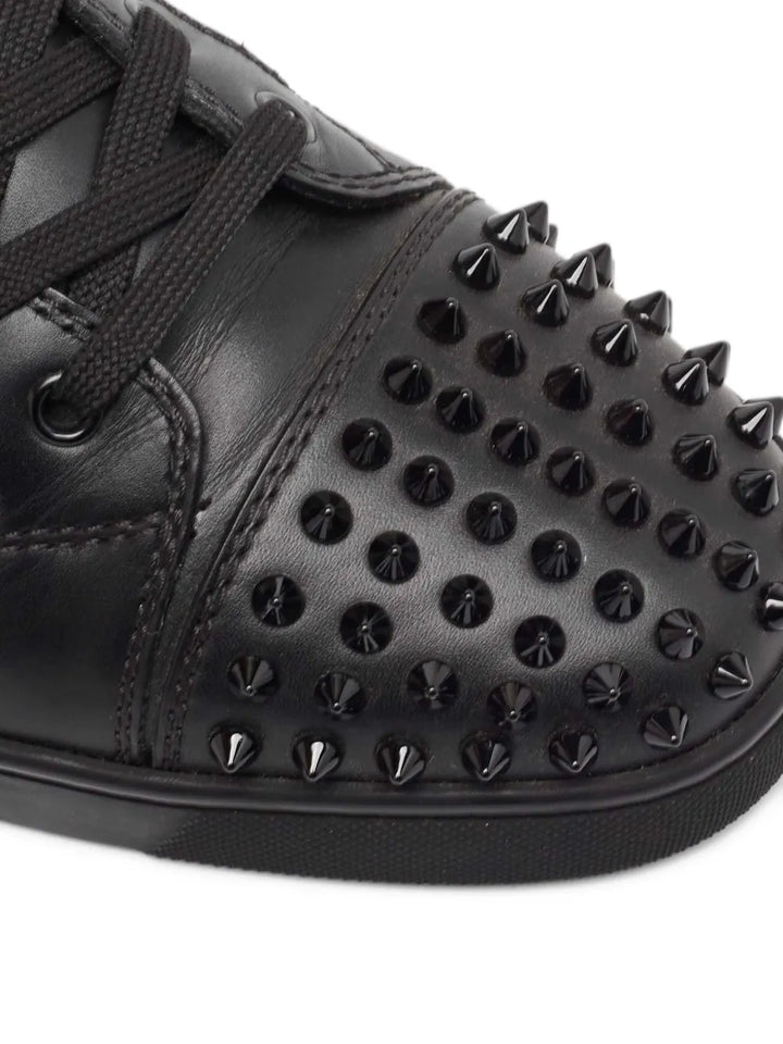 Christian Louboutin Pre-Owned Studded Leather Sneakers