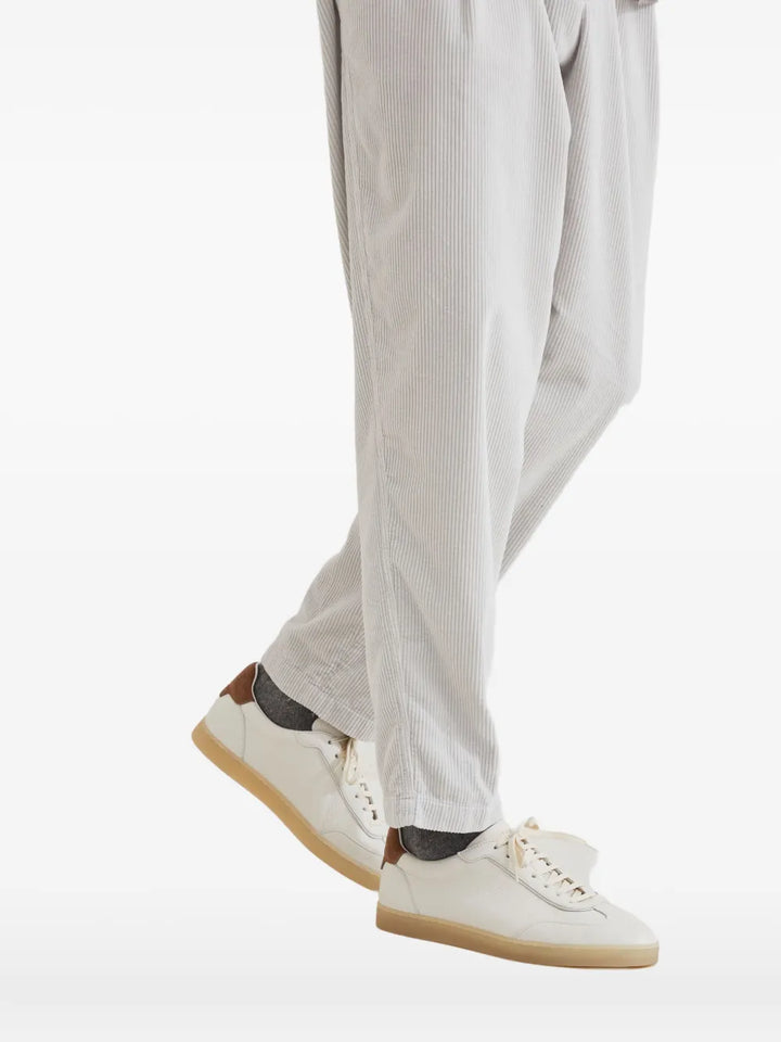 Brunello Cucinelli Leather Low-Top Sneakers