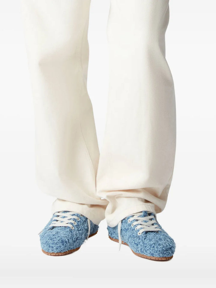 Axel Arigato Tact Fuzzy-Textured Lace-Up Sneakers