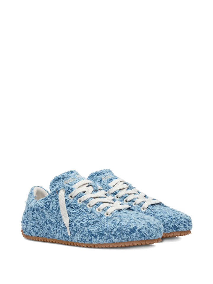 Axel Arigato Tact Fuzzy-Textured Lace-Up Sneakers