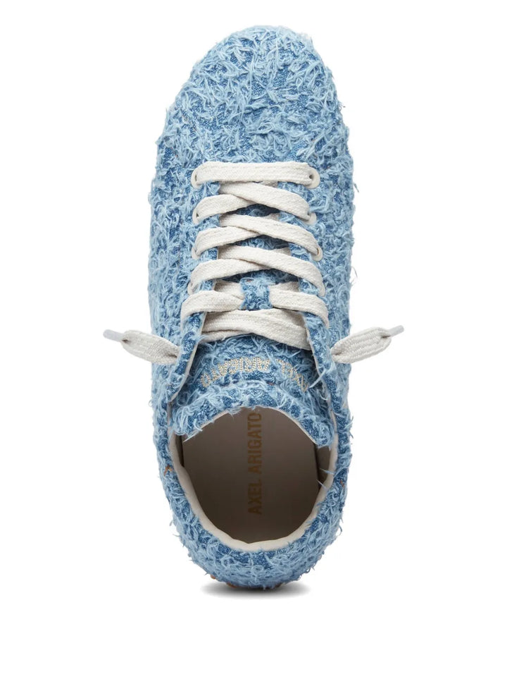 Axel Arigato Tact Fuzzy-Textured Lace-Up Sneakers