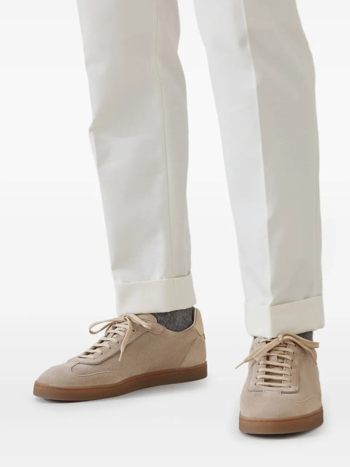 Brunello Cucinelli Suede Low-Top Sneakers