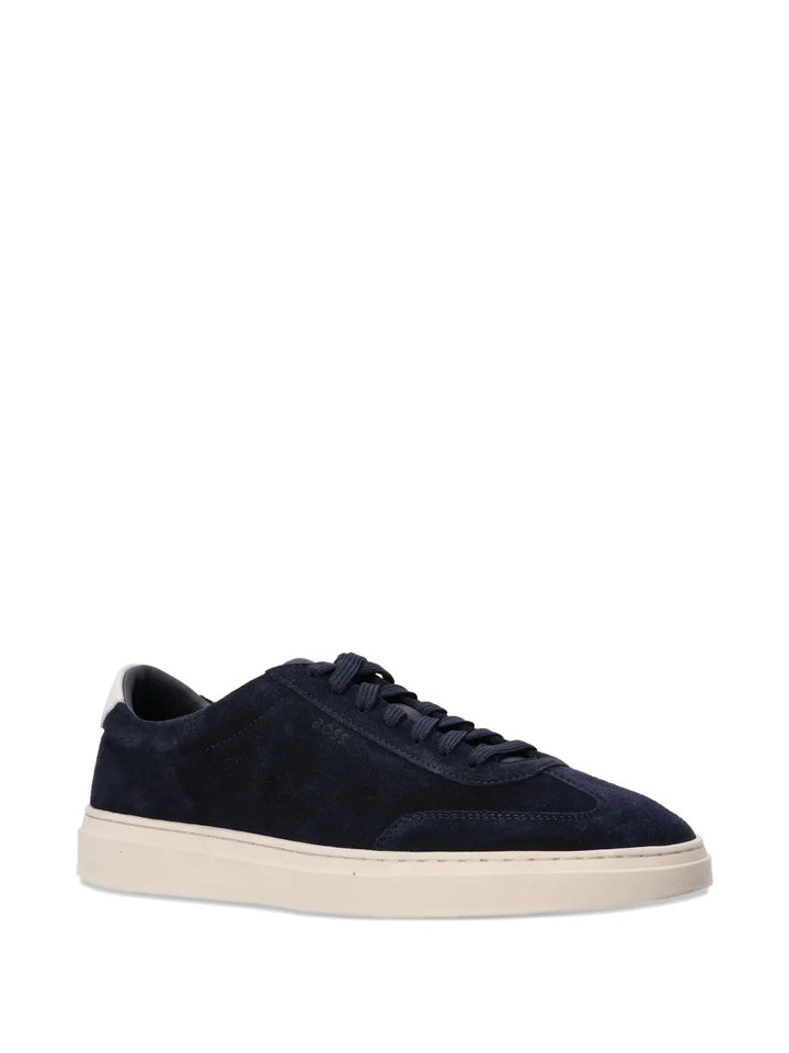 Boss Suede Low-Top Sneakers