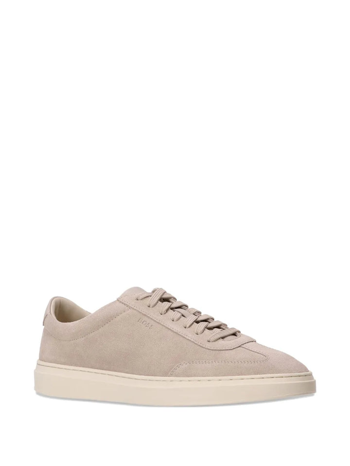 Boss Suede Low-Top Sneakers