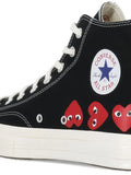 Comme Des Gar ns Play X Converse Heart-Print High-Top Sneakers
