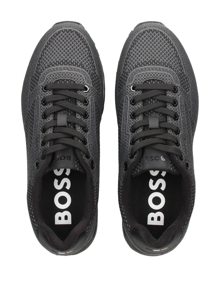 Boss Mesh-Panelled Sneakers